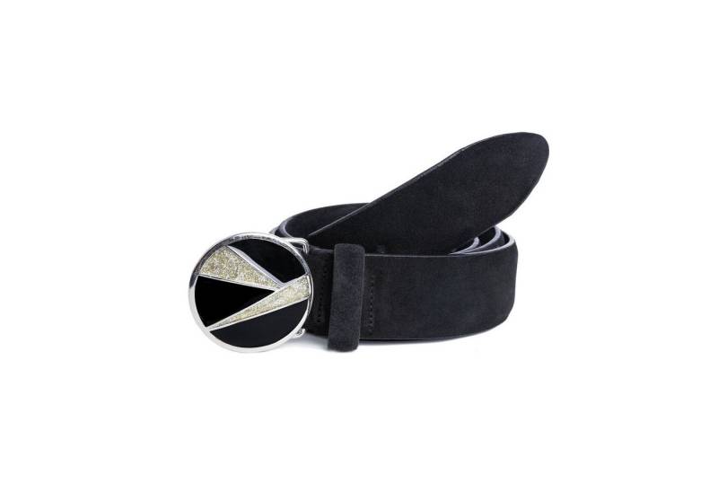 Cassandra Accessoires Ledergürtel "Glitter" aus hochwertigem, echtem Veloursleder MADE IN GERMANY von Cassandra Accessoires