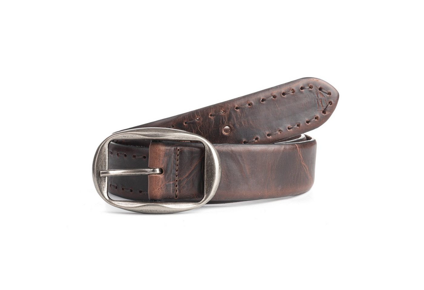 Cassandra Accessoires Ledergürtel "Urban Vintage" mit Ziernaht - Echt Leder - MADE IN GERMANY von Cassandra Accessoires