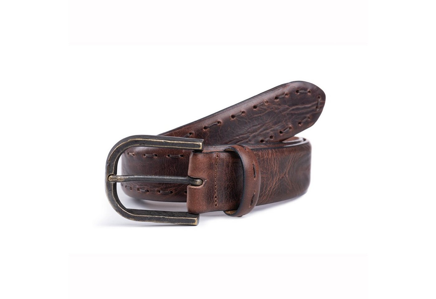 Cassandra Accessoires Ledergürtel "Urban Vintage" mit Ziernaht - Echt Leder - MADE IN GERMANY von Cassandra Accessoires