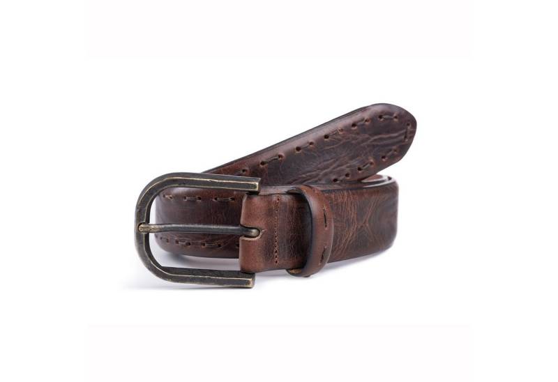 Cassandra Accessoires Ledergürtel "Urban Vintage" mit Ziernaht - Echt Leder - MADE IN GERMANY von Cassandra Accessoires