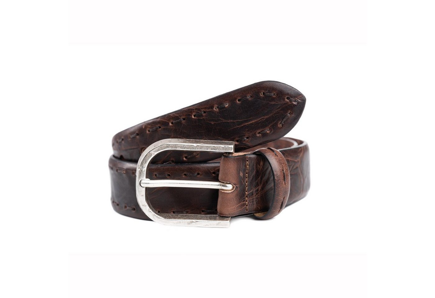 Cassandra Accessoires Ledergürtel "Urban Vintage" mit Ziernaht - Echt Leder - MADE IN GERMANY von Cassandra Accessoires