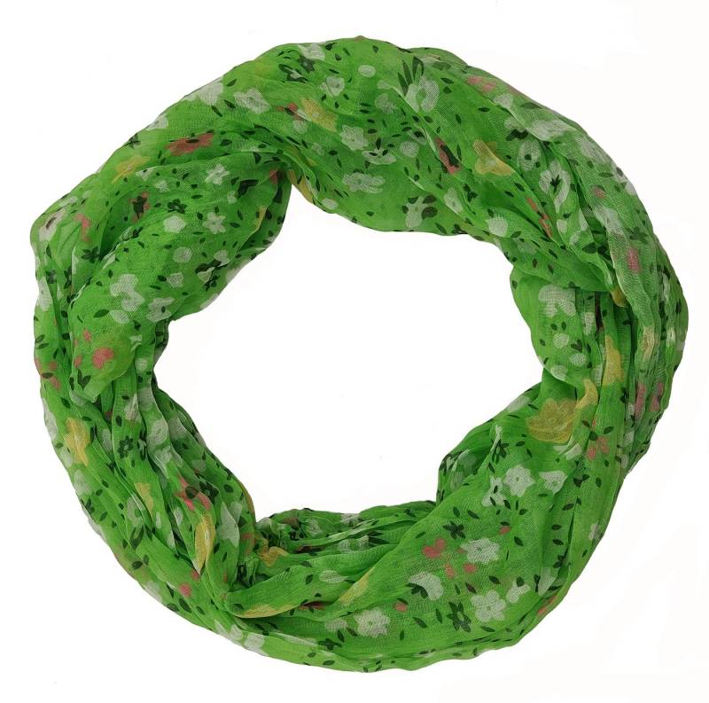 Cassandra Accessoires Loop "Fiorellino", lockerleicht, mit verspieltem Blumen-Print, mit Seide von Cassandra Accessoires