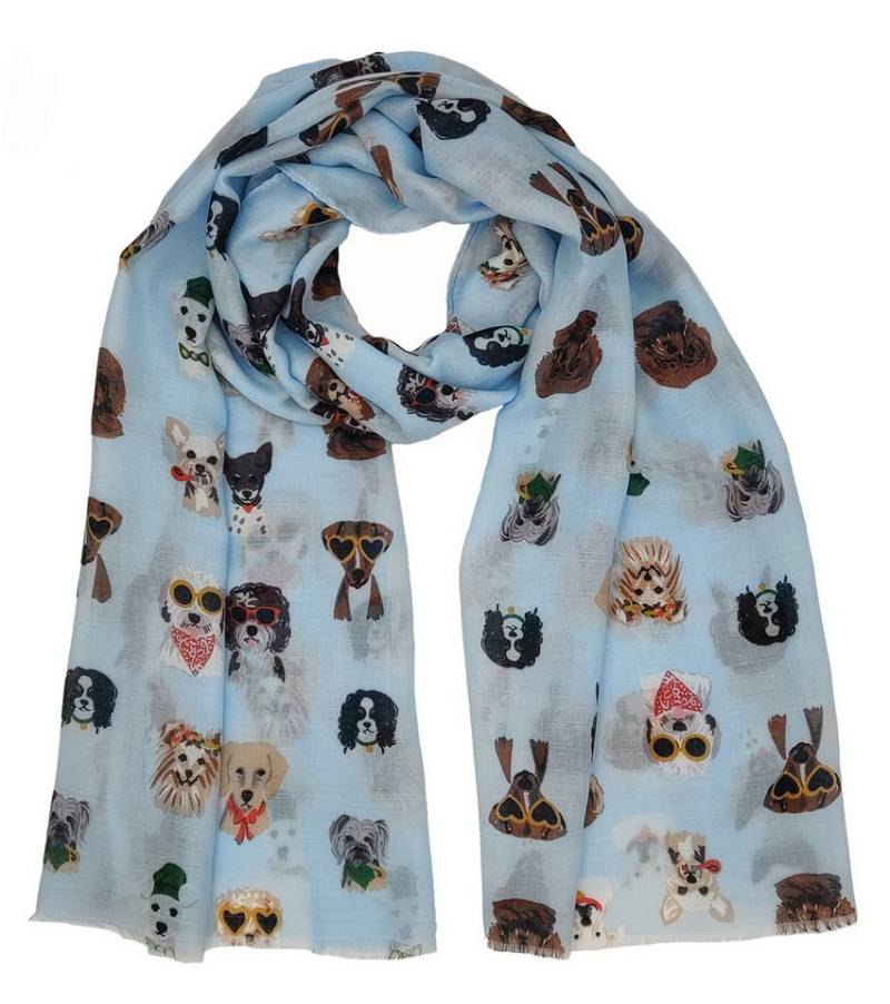 Cassandra Accessoires Schal "Hunde", mit witzigem Tier-Print von Cassandra Accessoires