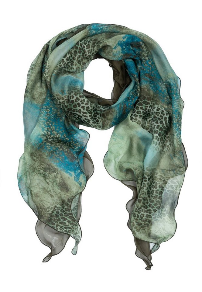 Cassandra Accessoires Schal "Jungle" in lockerleichter Qualität, mit tollem Animalprint und harmonisch abgestimmten Farbtönen von Cassandra Accessoires