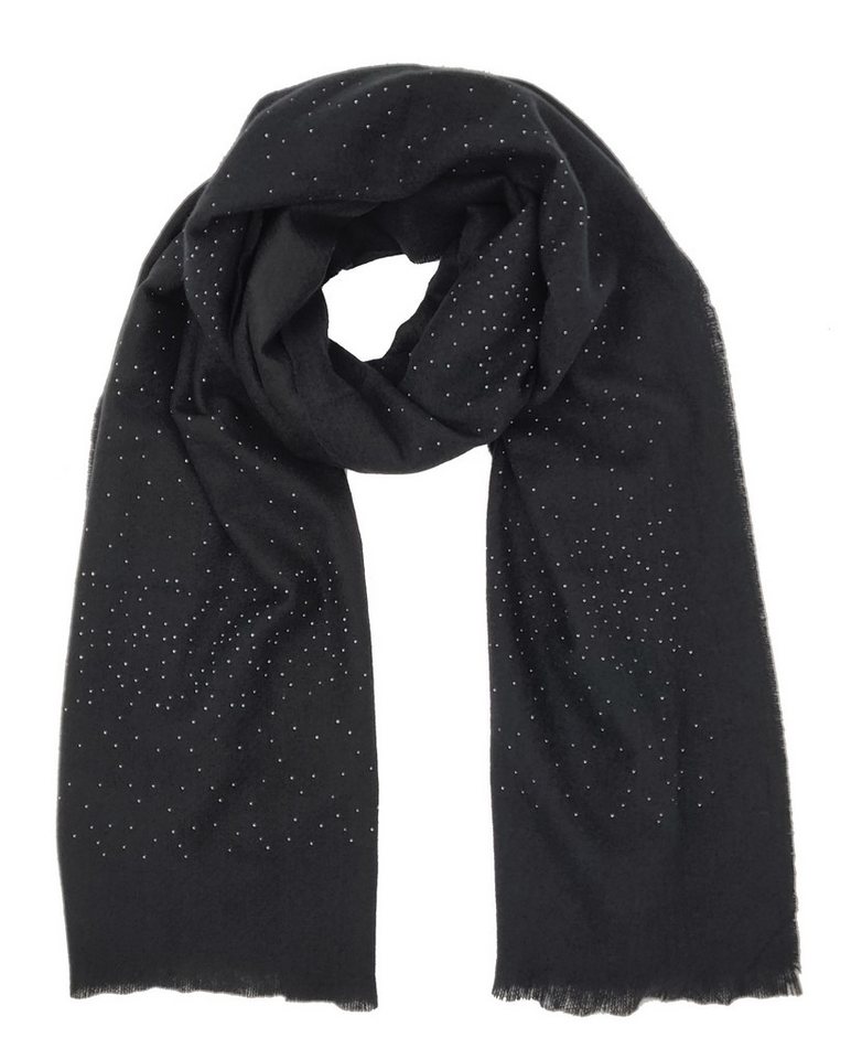 Cassandra Accessoires Schal Winterschal Schultertuch "Sternenhimmel", wunderbar weich, mit zartem Glitzer von Cassandra Accessoires