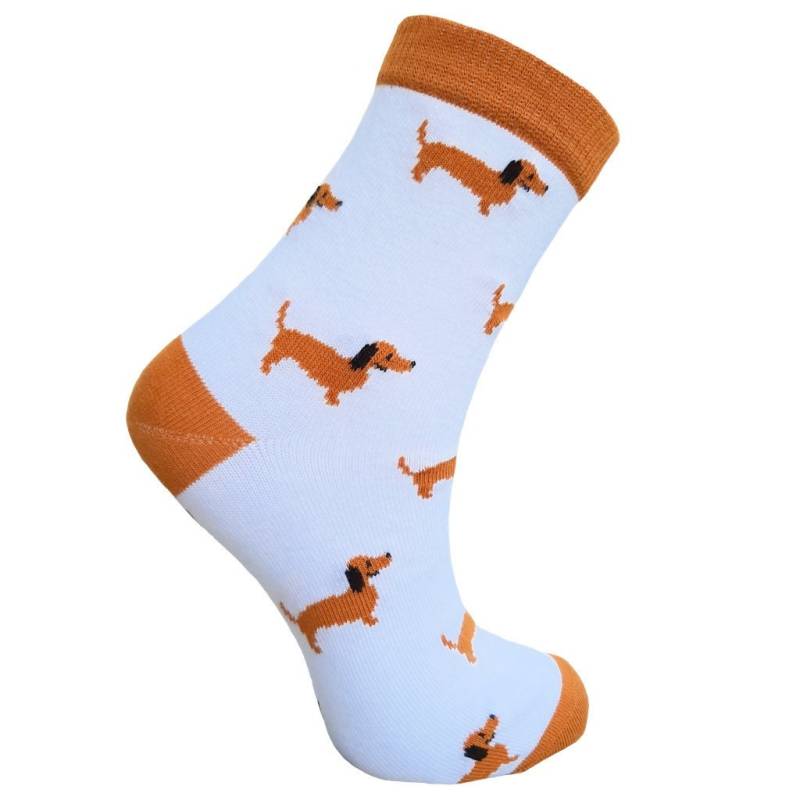 Ausgefallene Socken Cassepieds Dackel Hund Wurst Weiß Kindergrößen 31/35 | xs Und Erwachsene 36/41 | S Oder 42/46 | M - Hergestellt in Frankreich Ausgefallene Socken Cassepieds Dackel Hund Wurst Weiß Kindergrößen 31/35 | xs Und Erwachsene 36/41 | S Oder 42/46 | M - Hergestellt in Frankreich von Cassepieds