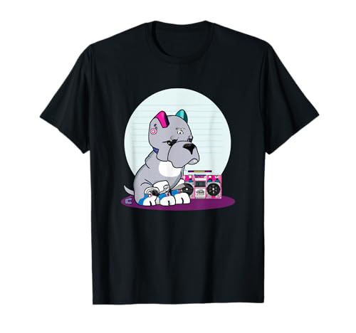 Herren Hund Hip Hop Kostüm T-Shirt von Cassette Deck Homer Producer Design