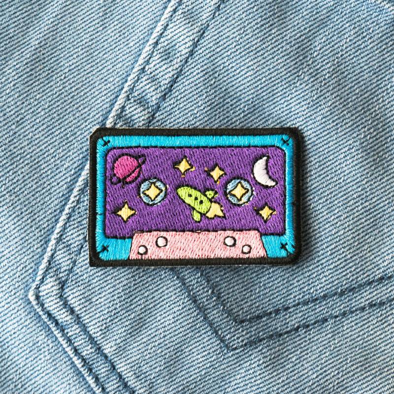 Niedlichen Patch Kassette von Cassette107