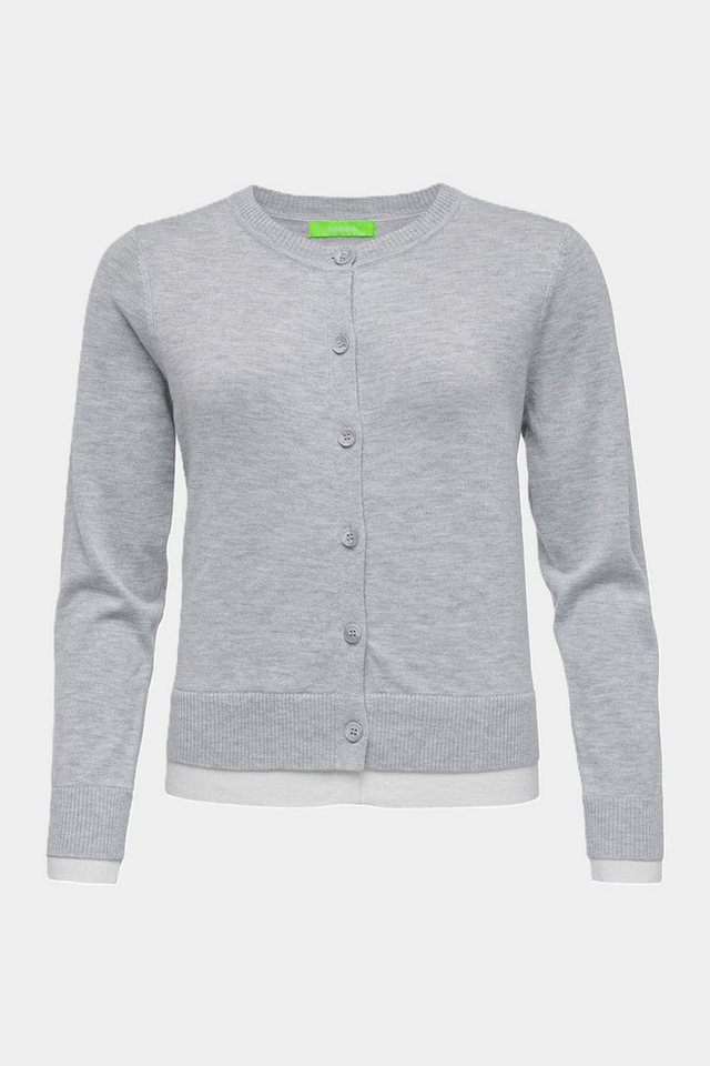 Cassis Strickjacke Cassis melierte Strickjacke - LIGHT GREY von Cassis