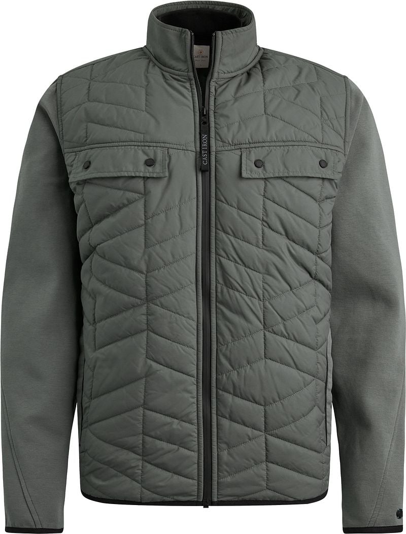 Cast Iron Jacke Interlock Grün - Größe S von Cast Iron