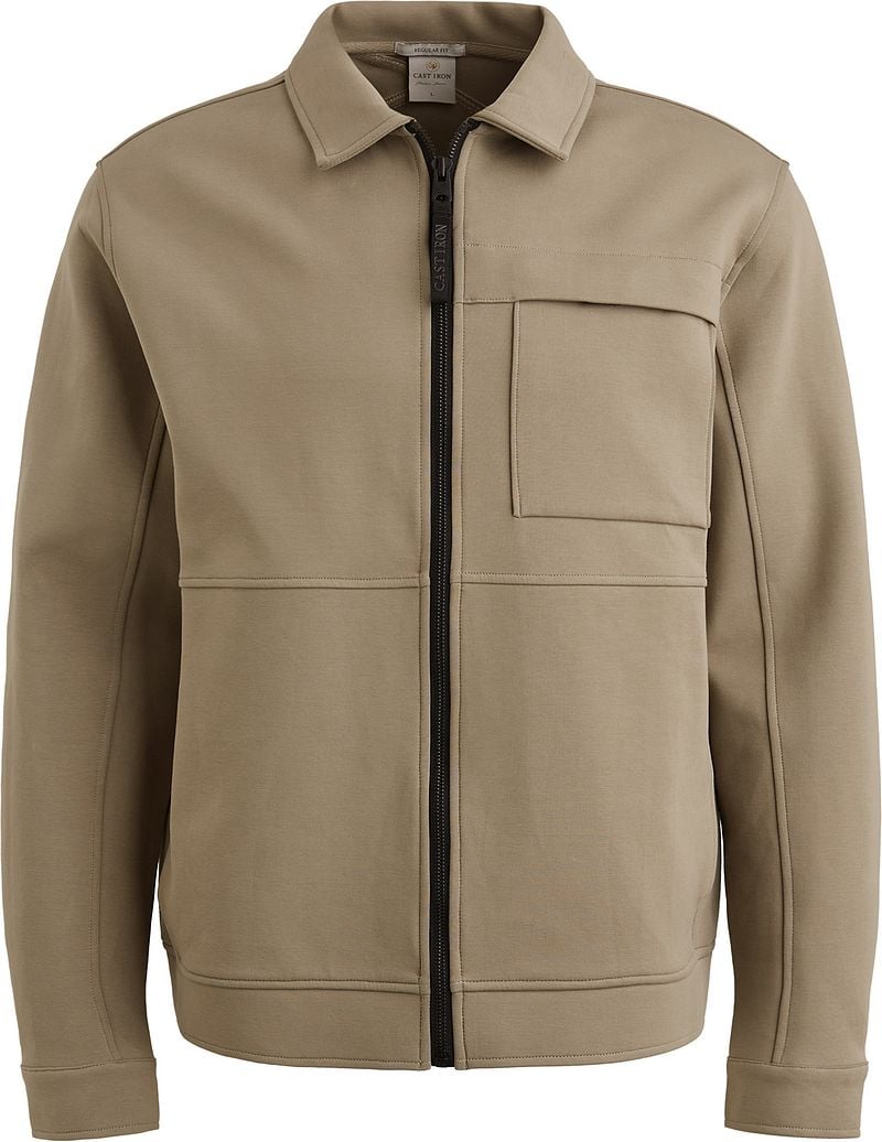 Cast Iron Hemdjacke Interlock Sweat Kaki - Größe M Cast Iron Hemdjacke Interlock Sweat Kaki - Größe M von Cast Iron