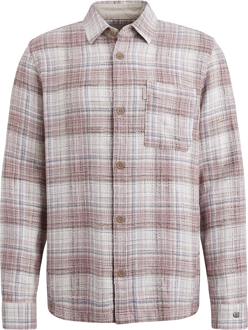 Cast Iron Overshirt Karos Rosa - Größe M von Cast Iron