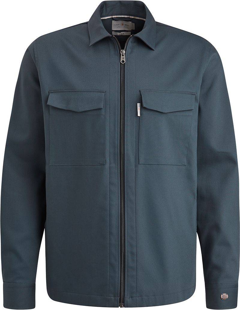 Cast Iron Overshirt Steel Blau - Größe XL von Cast Iron