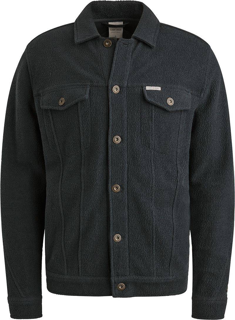 Cast Iron Overshirt Terry Navy - Größe S von Cast Iron