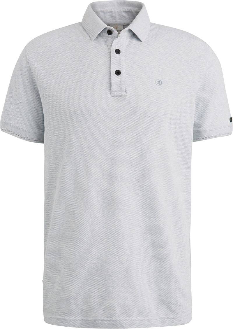 Cast Iron Polo Popcorn Structure Hellblau - Größe XL von Cast Iron