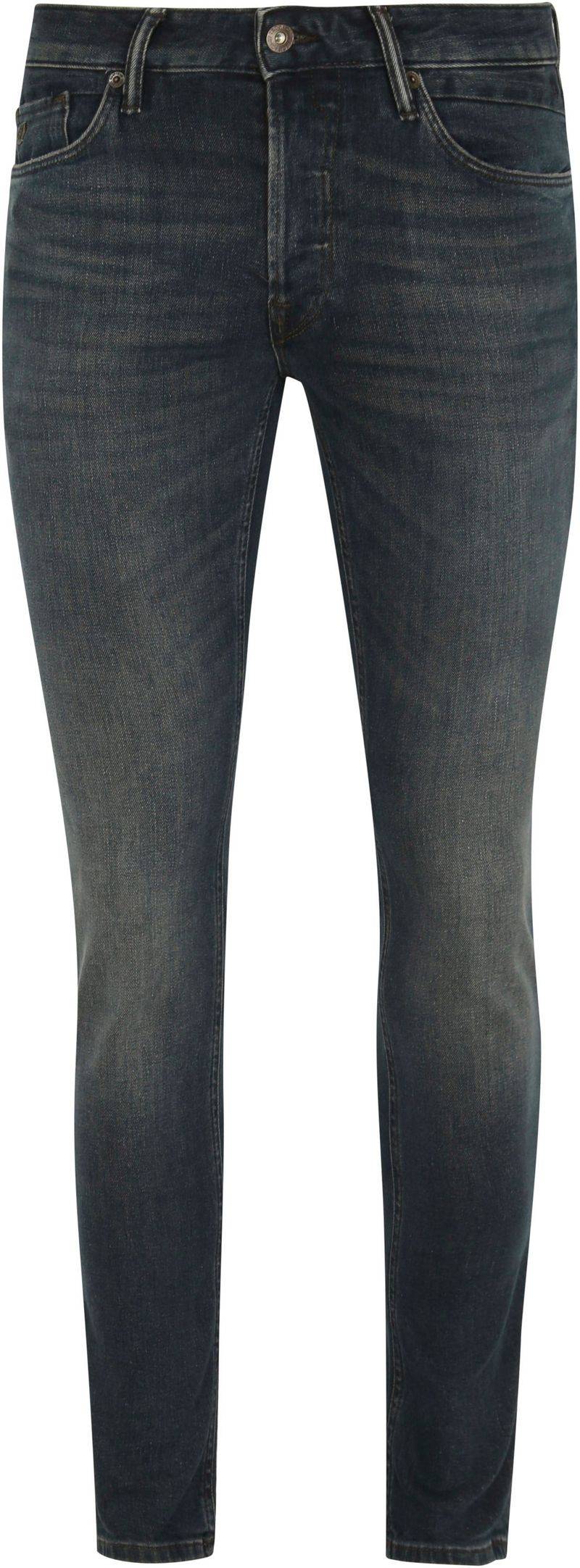 Cast Iron Riser Jeans ADW Dunkelblau - Größe W 33 - L 34 von Cast Iron