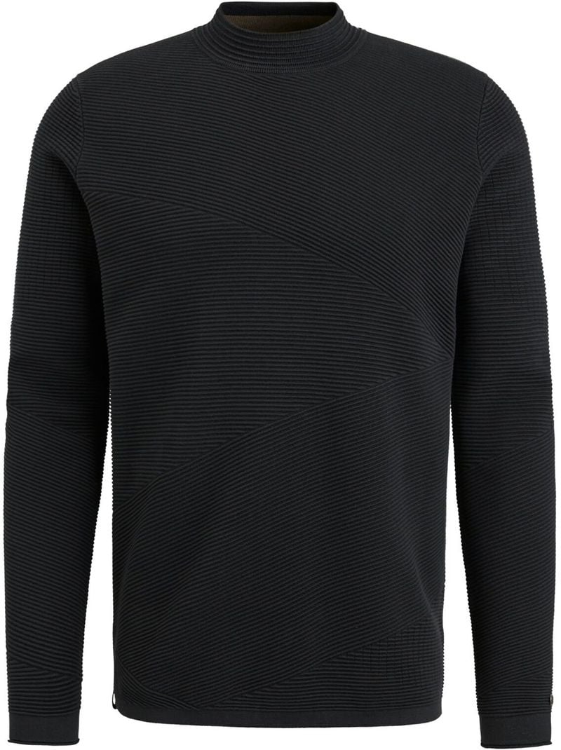 Cast Iron Turtleneck Pullover Schwarz - Größe L von Cast Iron