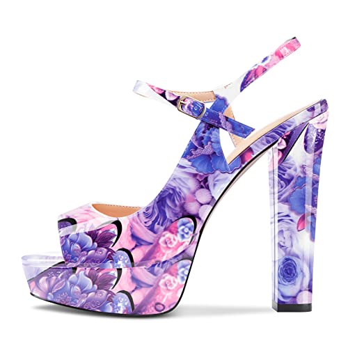 Castamere Damen Chunky Blockabsatz Hoher High Absatz Heel Plateau Plattform Peep Open Zehenkappe Sandalen Knöchelriemen Slingback Slip-on Party Schuhe 13 CM Heels Mehrfarbig 45 EU Castamere Damen Chunky Blockabsatz Hoher High Absatz Heel Plateau Plattform Peep Open Zehenkappe Sandalen Knöchelriemen Slingback Slip-on Party Schuhe 13 CM Heels Mehrfarbig 45 EU von Castamere