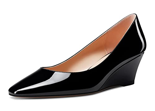 Castamere Damen Chunky Blockabsatz Mittlerem Keilabsatz Absatz Heel Eckige Zehenkappe Slip-on Pumps Klassisch Cute Hochzeit Dress Schuhe Schwarz 37 EU Castamere Damen Chunky Blockabsatz Mittlerem Keilabsatz Absatz Heel Eckige Zehenkappe Slip-on Pumps Klassisch Cute Hochzeit Dress Schuhe Schwarz 37 EU von Castamere