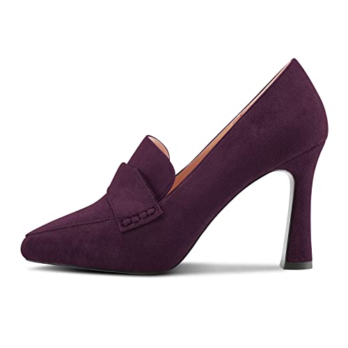 Castamere Damen Stiletto Hoher High Absatz Heel Geschlossene Spitze Zehenkappe Pumps Slip-on Büroschuhe Party Clear Cute Schuhe 10 cm Heels Violett A 38 EU Castamere Damen Stiletto Hoher High Absatz Heel Geschlossene Spitze Zehenkappe Pumps Slip-on Büroschuhe Party Clear Cute Schuhe 10 cm Heels Violett A 38 EU von Castamere