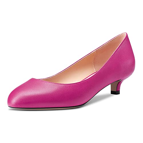 Castamere Damen Stiletto Niedrige Kitten Absatz Heel Runde Zehenkappe Pumps Slip-on Cute Büroschuhe 3.5 cm Heels Schuhe Magenta Rot 42 EU Castamere Damen Stiletto Niedrige Kitten Absatz Heel Runde Zehenkappe Pumps Slip-on Cute Büroschuhe 3.5 cm Heels Schuhe Magenta Rot 42 EU von Castamere