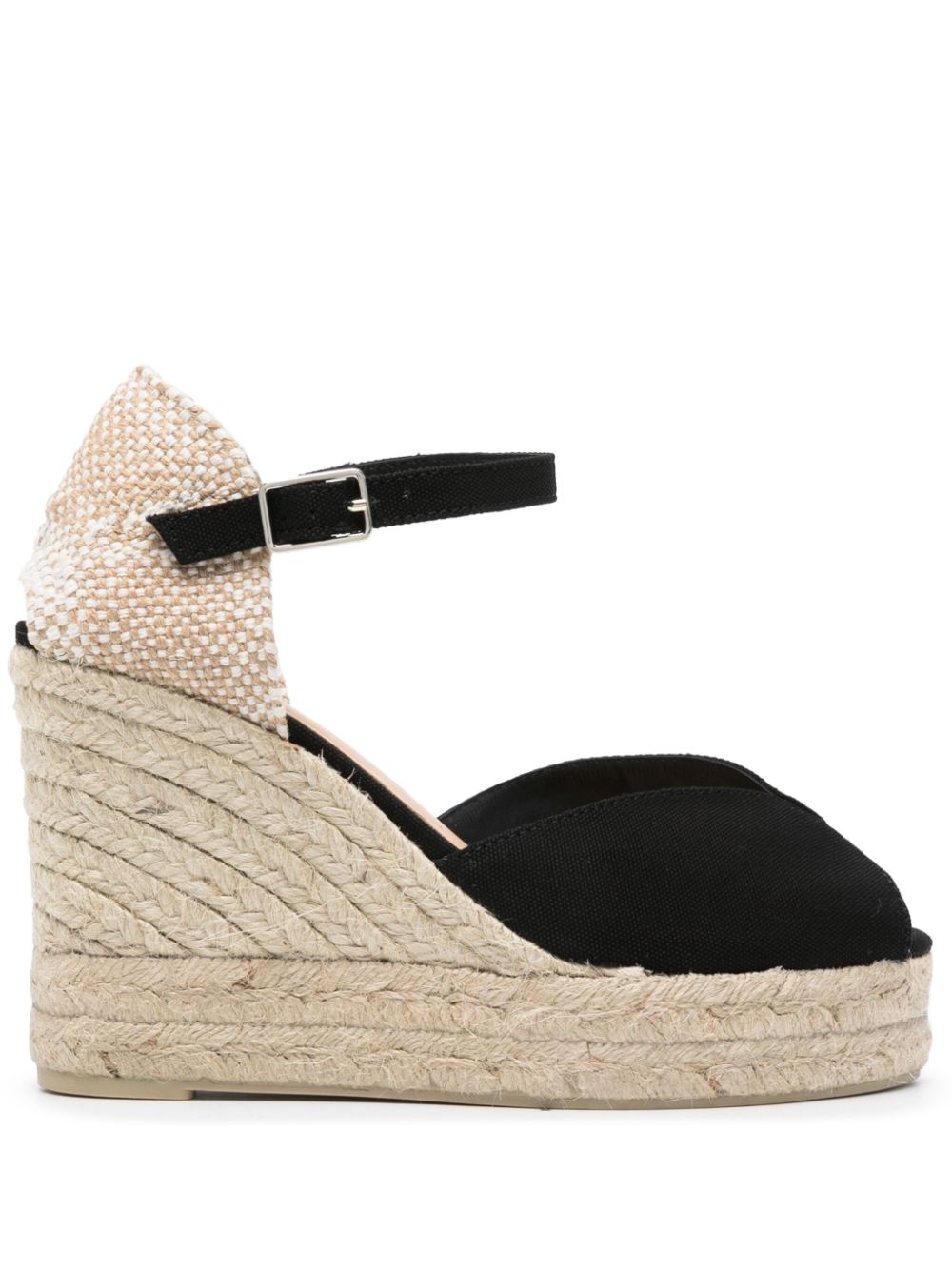 Castañer Bianca Espadrilles 105mm - Schwarz von Castañer