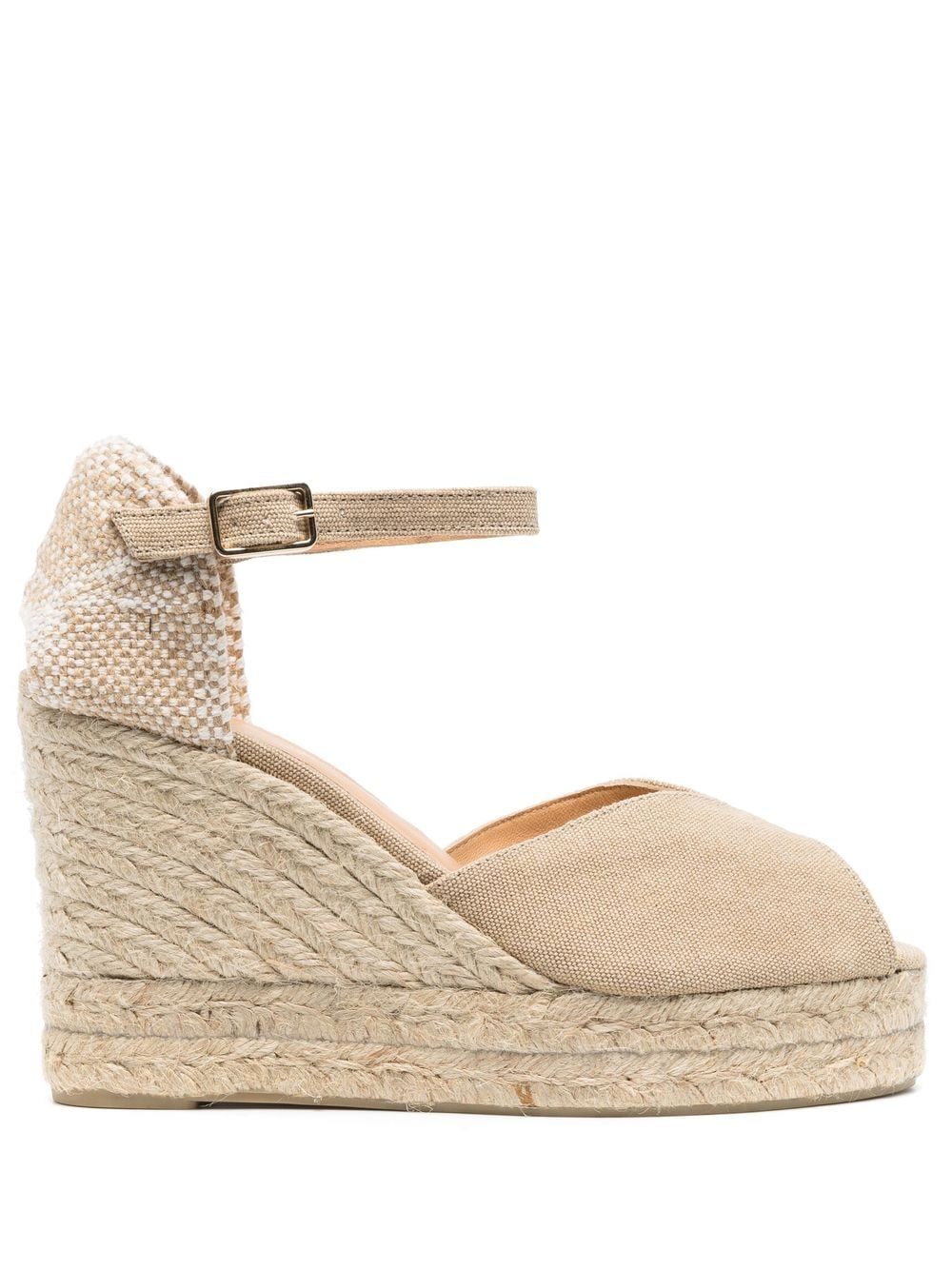 Castañer Bianca Wedge-Espadrilles - Nude von Castañer