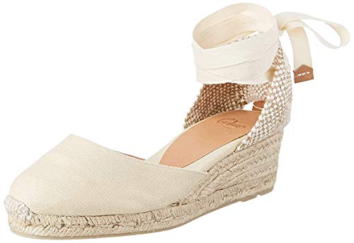 Castañer Carina/3/001, Damen Espadrilles, Elfenbein (Crudo), 36 EU von Castañer