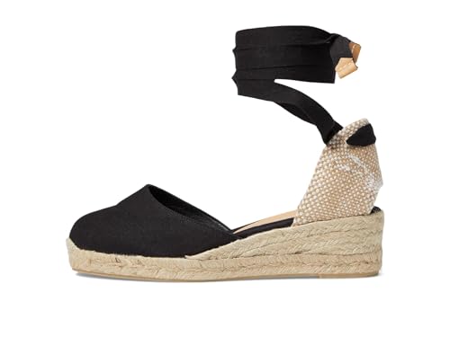 Castañer Carina/3/001, Damen Espadrilles, Schwarz (Negro 100), 37 EU von Castañer