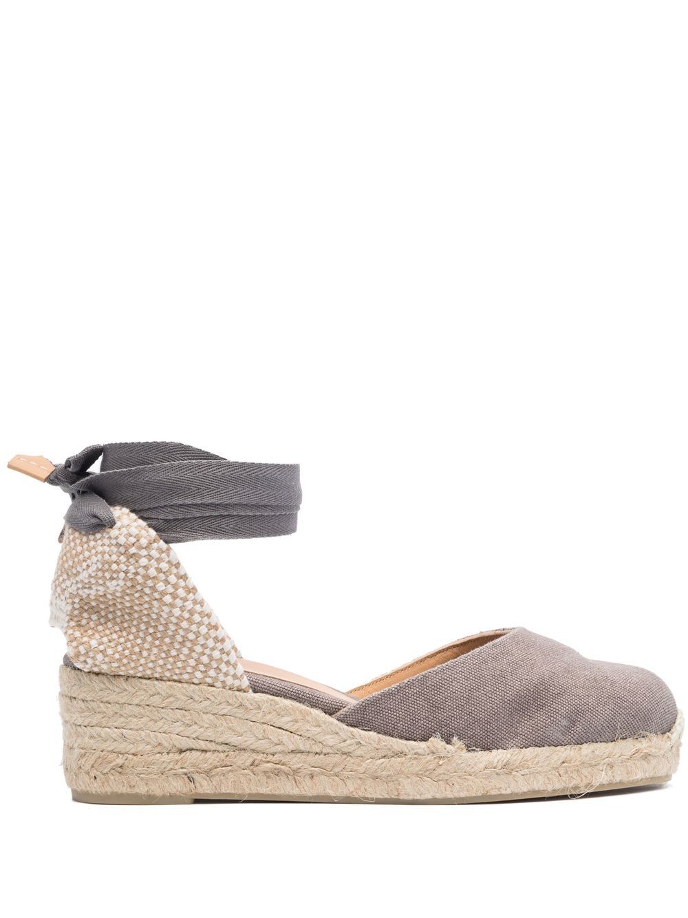 Castañer Carina Espadrilles 70mm - Grau von Castañer