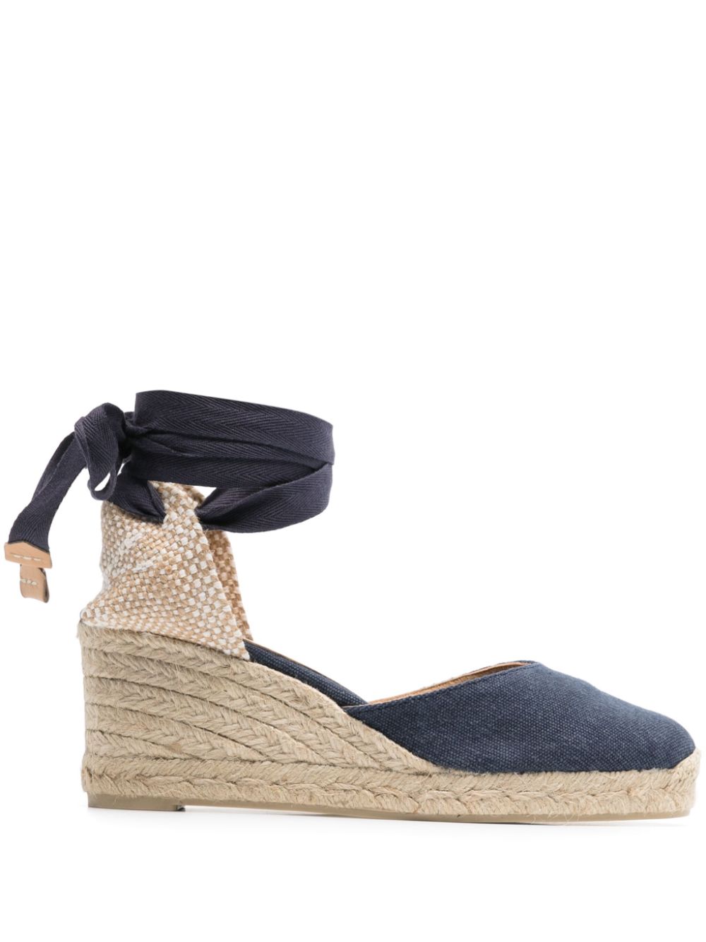 Castañer Carina Wedge-Espadrilles 70mm - Blau von Castañer