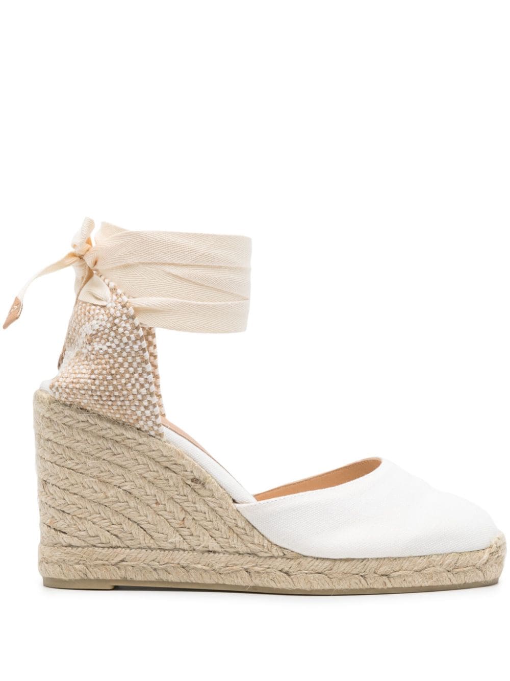 Castañer Carina Wedge-Espadrilles 90mm - Weiß von Castañer