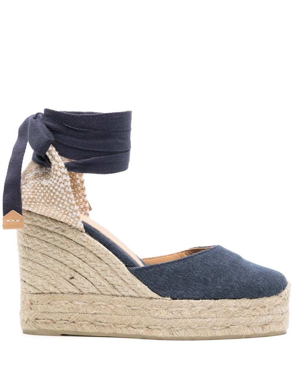 Castañer Carina Wedge-Espadrilles 110mm - Blau von Castañer