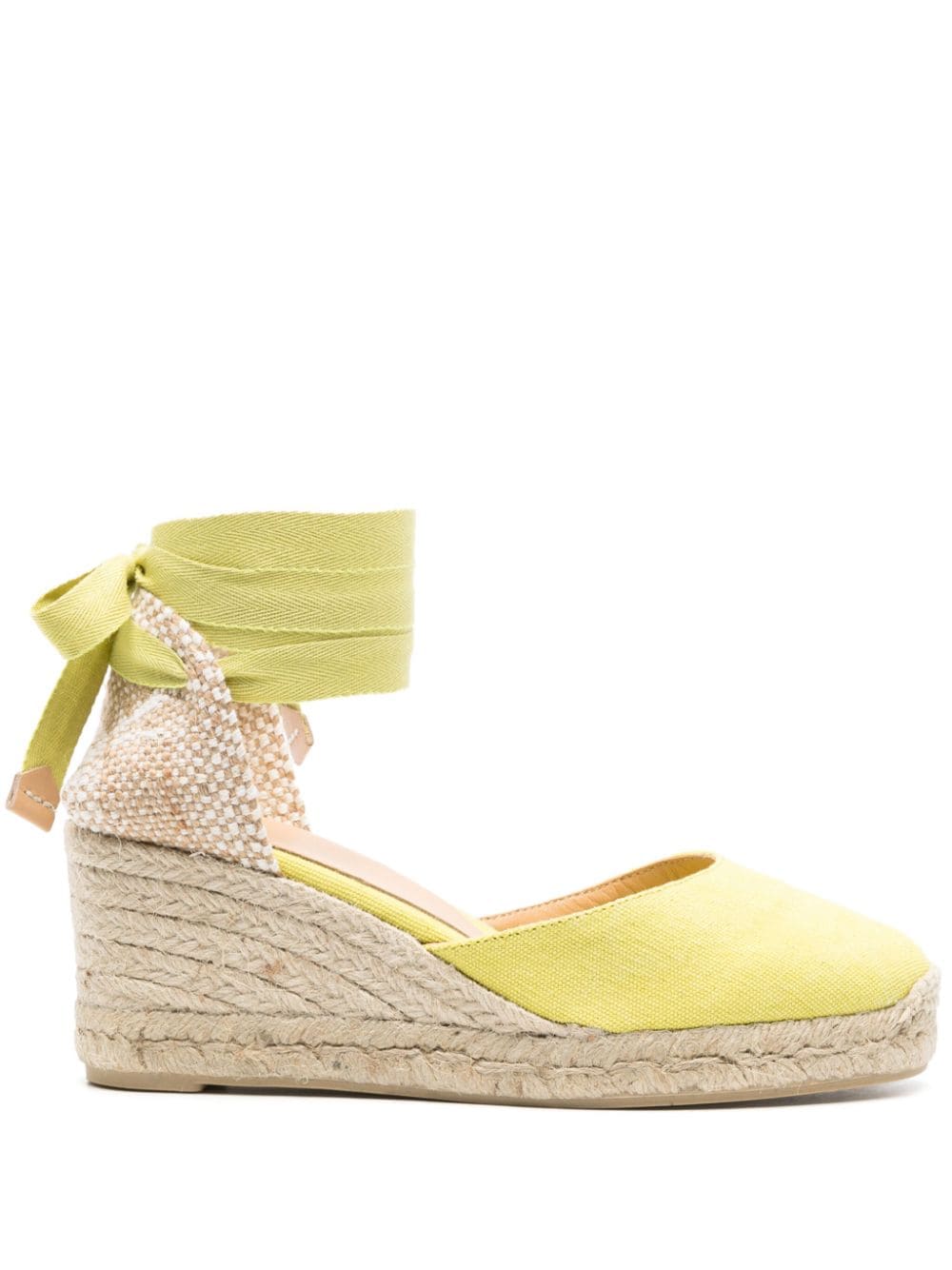 Castañer Carina Wedge-Espadrilles 70mm - Grün von Castañer