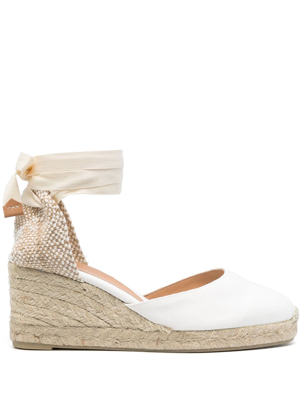 Castañer Carina Wedge-Espadrilles - Weiß von Castañer