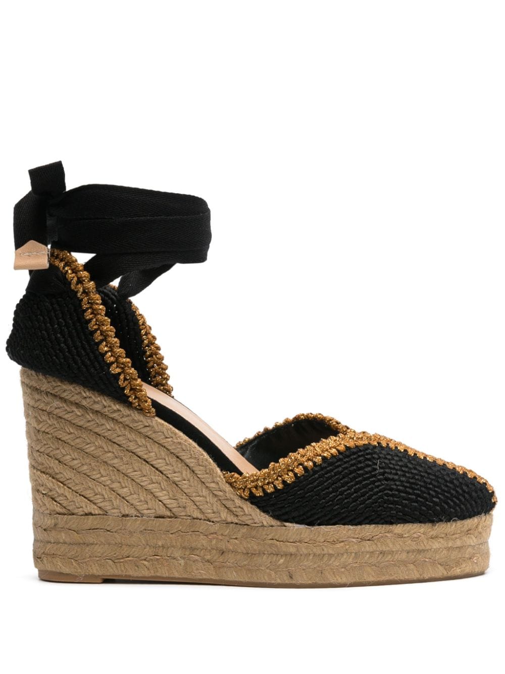 Castañer Coeur Espadrilles 110mm - Schwarz von Castañer