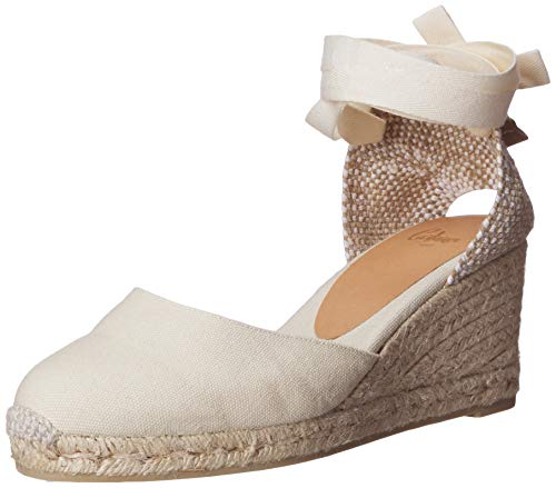 Castañer Damen Carina C/6/001 Espadrilles, Elfenbein (Ivory 203), 37 EU von Castañer