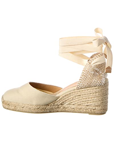 Castañer Damen Carina C/6/001 Espadrilles, Elfenbein (Ivory 203), 40 EU von Castañer