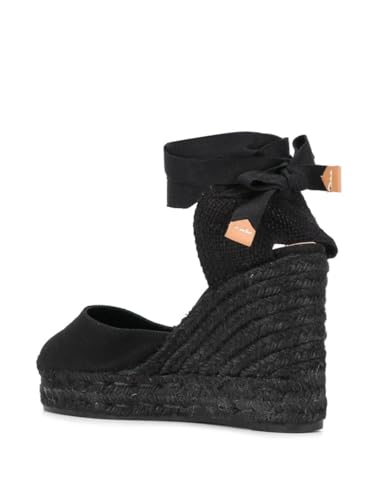 Castaner Damen Carina Canvas Tall Espadrilles, Negro, 39 EU von Castañer