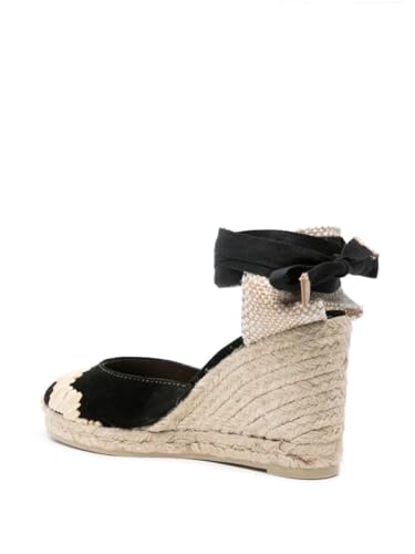 Castañer Espadrilles Cande Aus Wildleder Und Raffiabast von Castañer