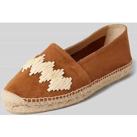 Castañer Espadrilles in Flecht-Optik Modell 'KAREN' in Cognac, Größe 39 von Castañer