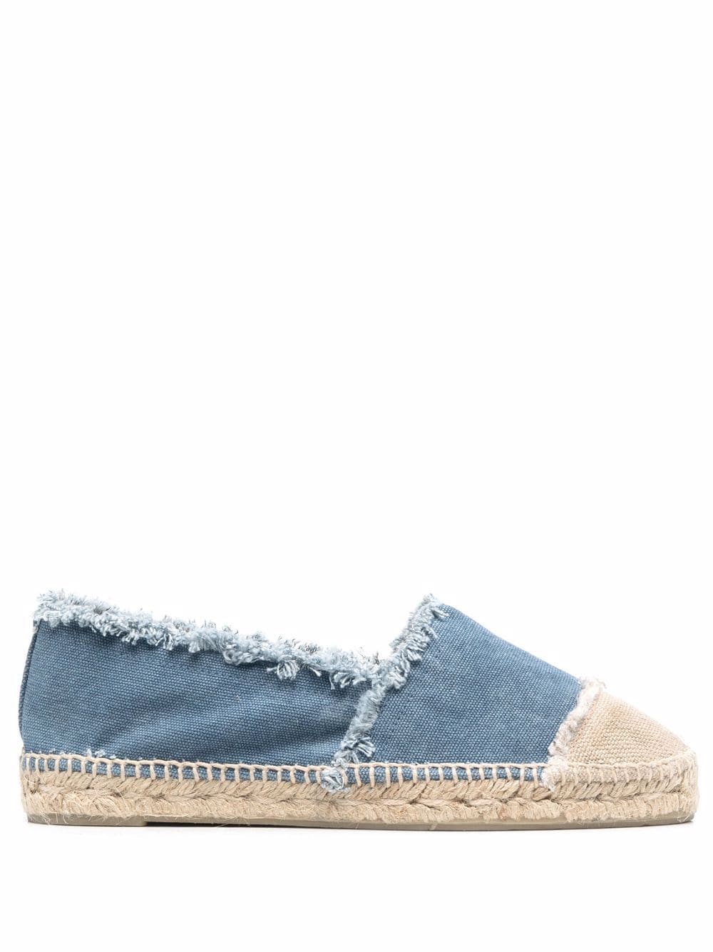 Castañer Espadrilles mit Fransen - Blau von Castañer