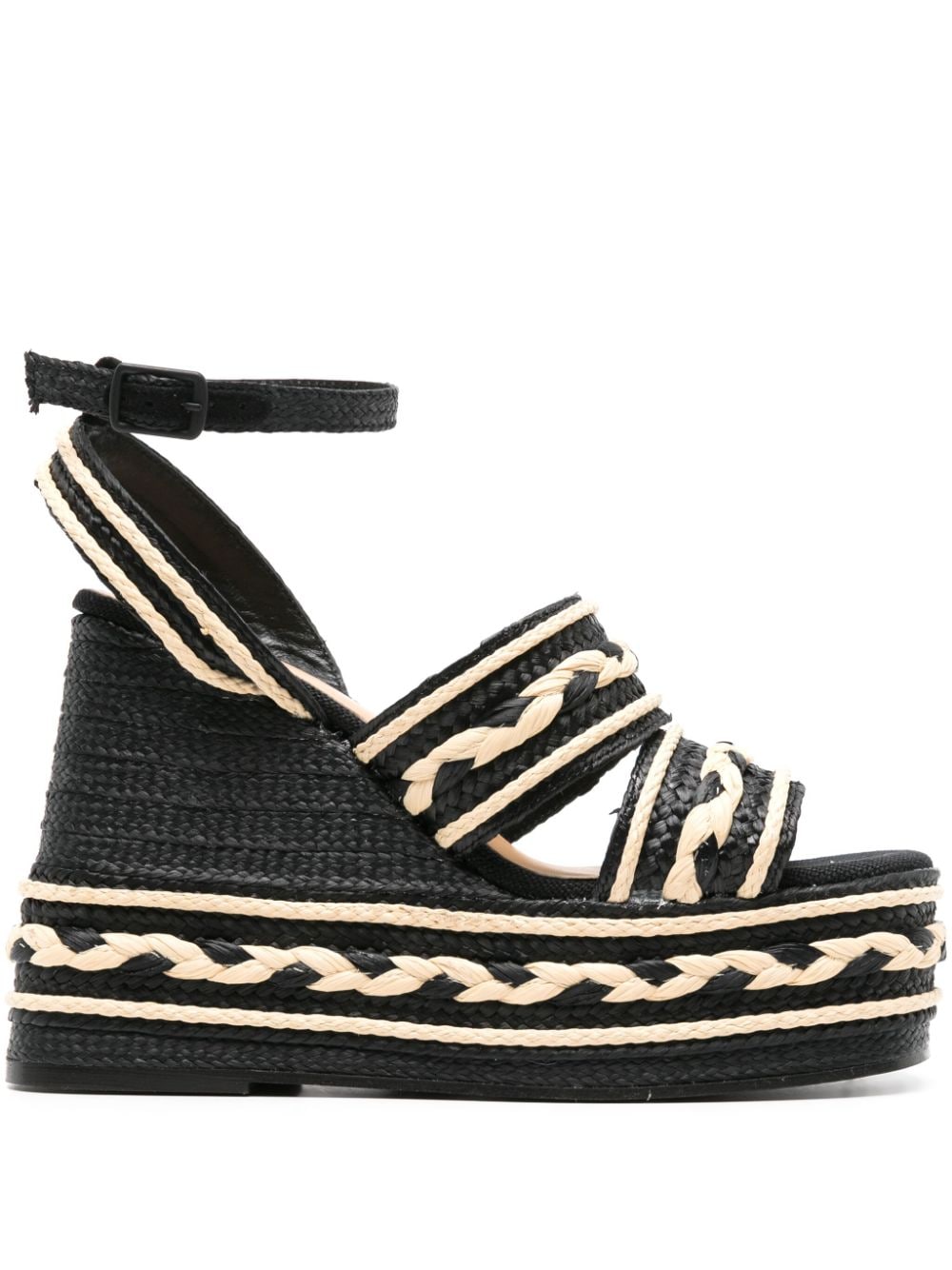 Castañer Fermina/198 Espadrilles 145mm - Schwarz von Castañer