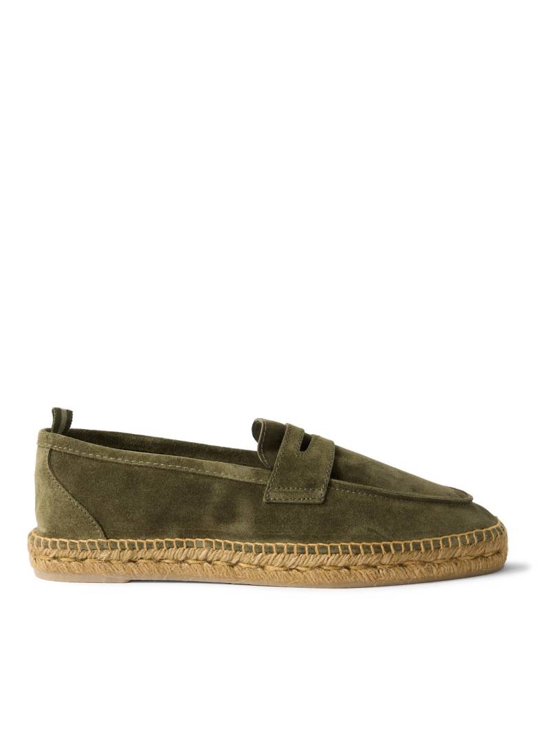 Castañer - Nacho Suede Espadrilles - Men - Green - EU 43 von Castañer