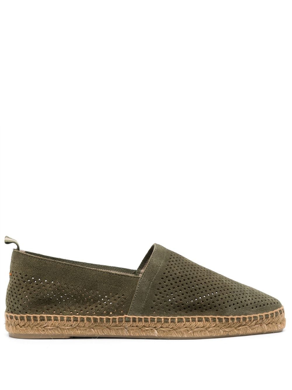 Castañer Pablo Pierced Espadrilles aus Wildleder - Grün von Castañer