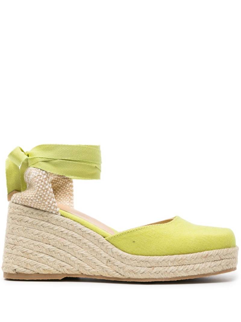 Castañer Tina Wedge-Espadrilles 60mm - Grün von Castañer