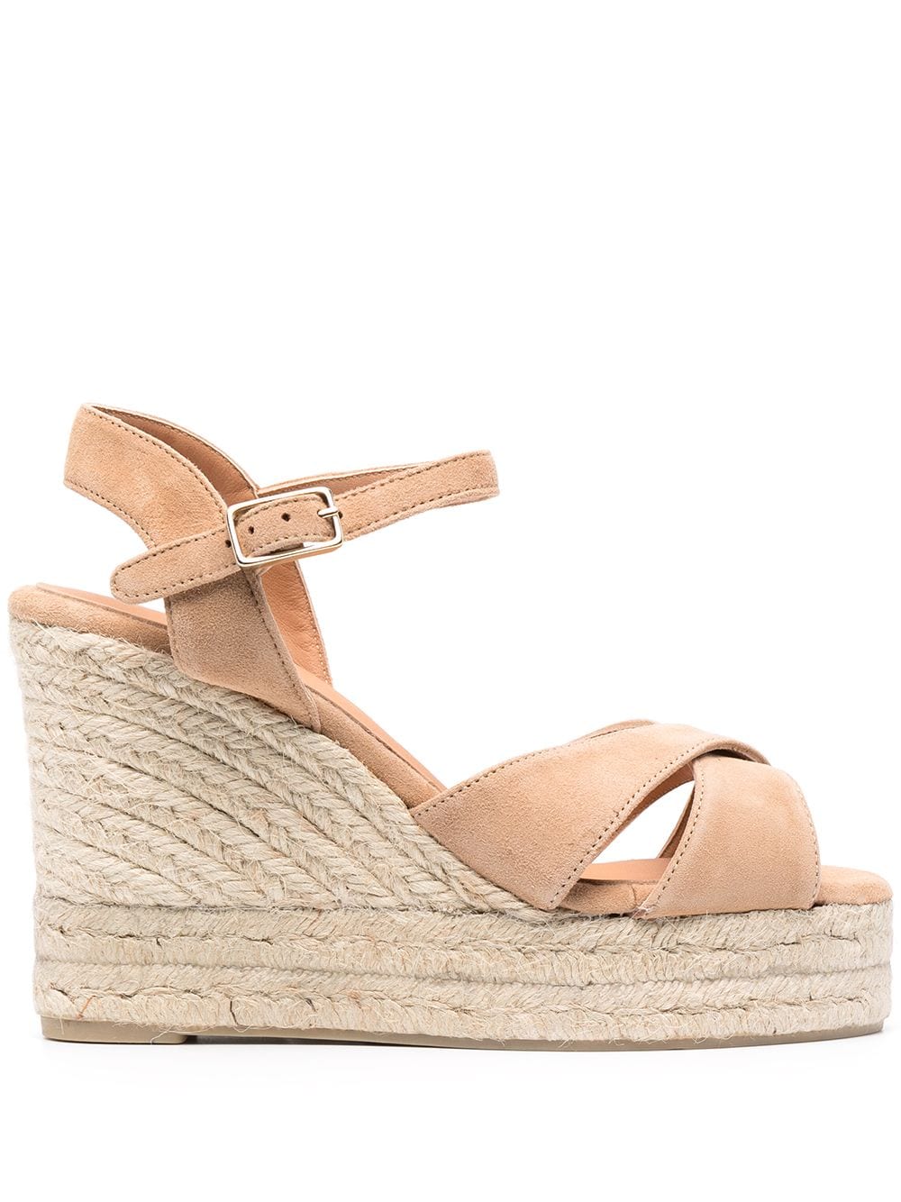 Castañer Wedge-Espadrilles - Nude von Castañer