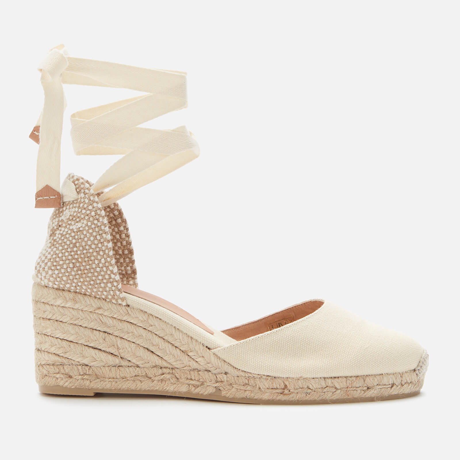 Castañer Women's Carina Wedged Espadrille Sandals - Ivory - UK 5.5 von Castañer