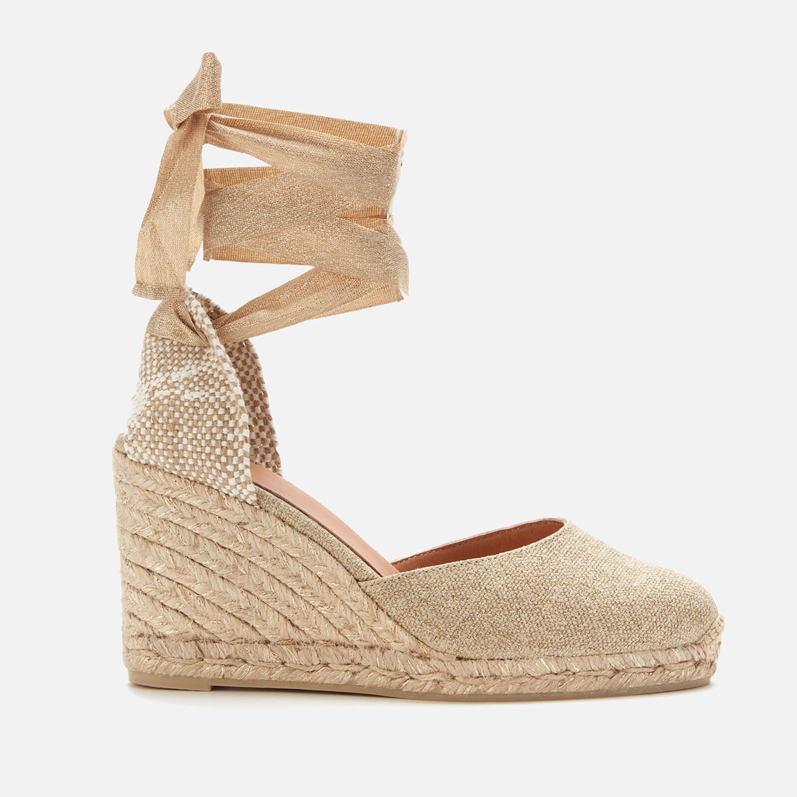 Castañer Women's Carina Wedged Espadrille Sandals - Oro Claro - UK 4.5 von Castañer