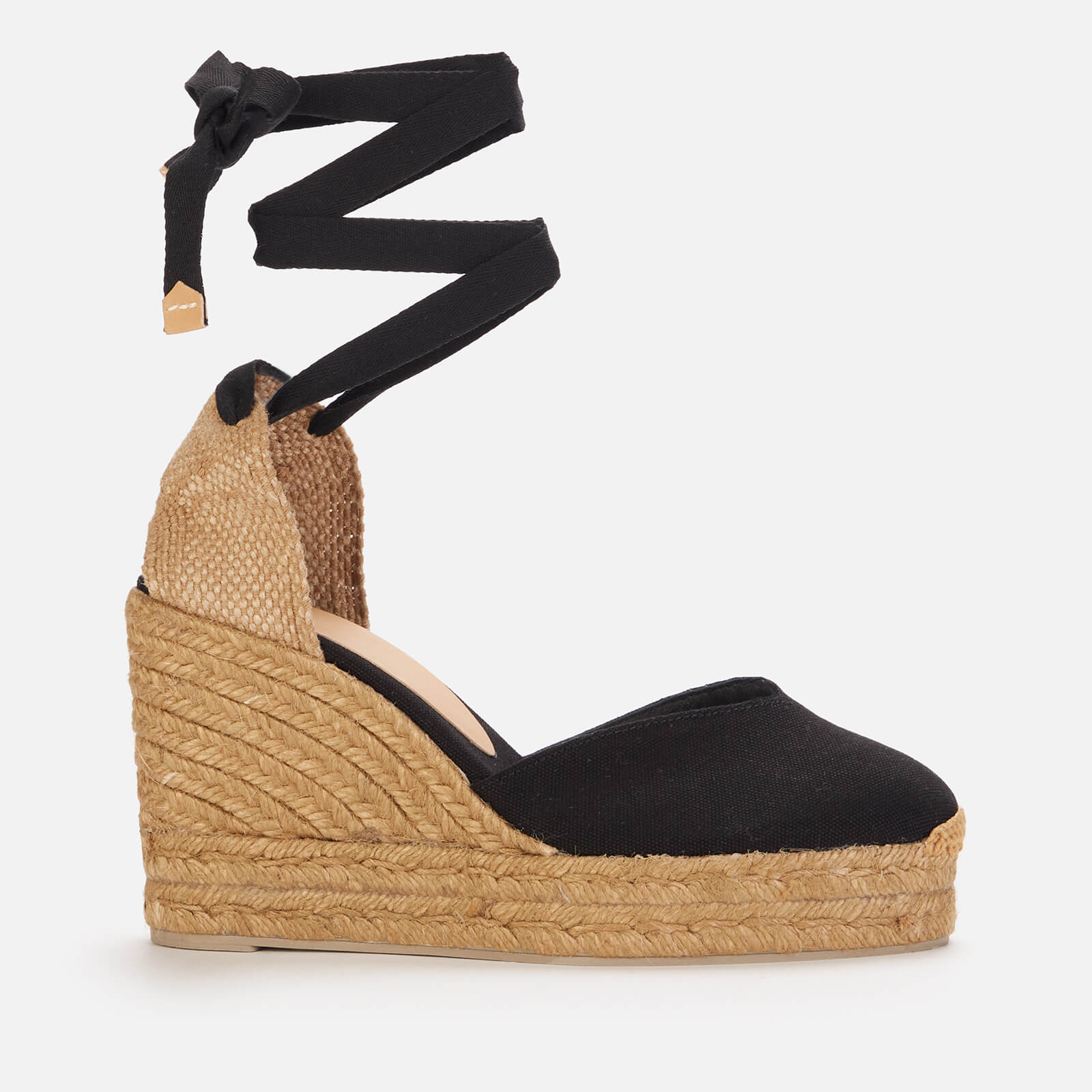 Castañer Women's Chiara 8Ed Wedged Espadrilles - Negro - UK 3 von Castañer